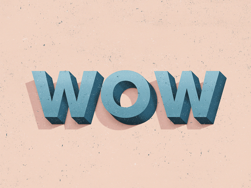 Ruszający niebieski napis mama